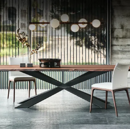 Tavolo Spyder Wood di Cattelan Italia